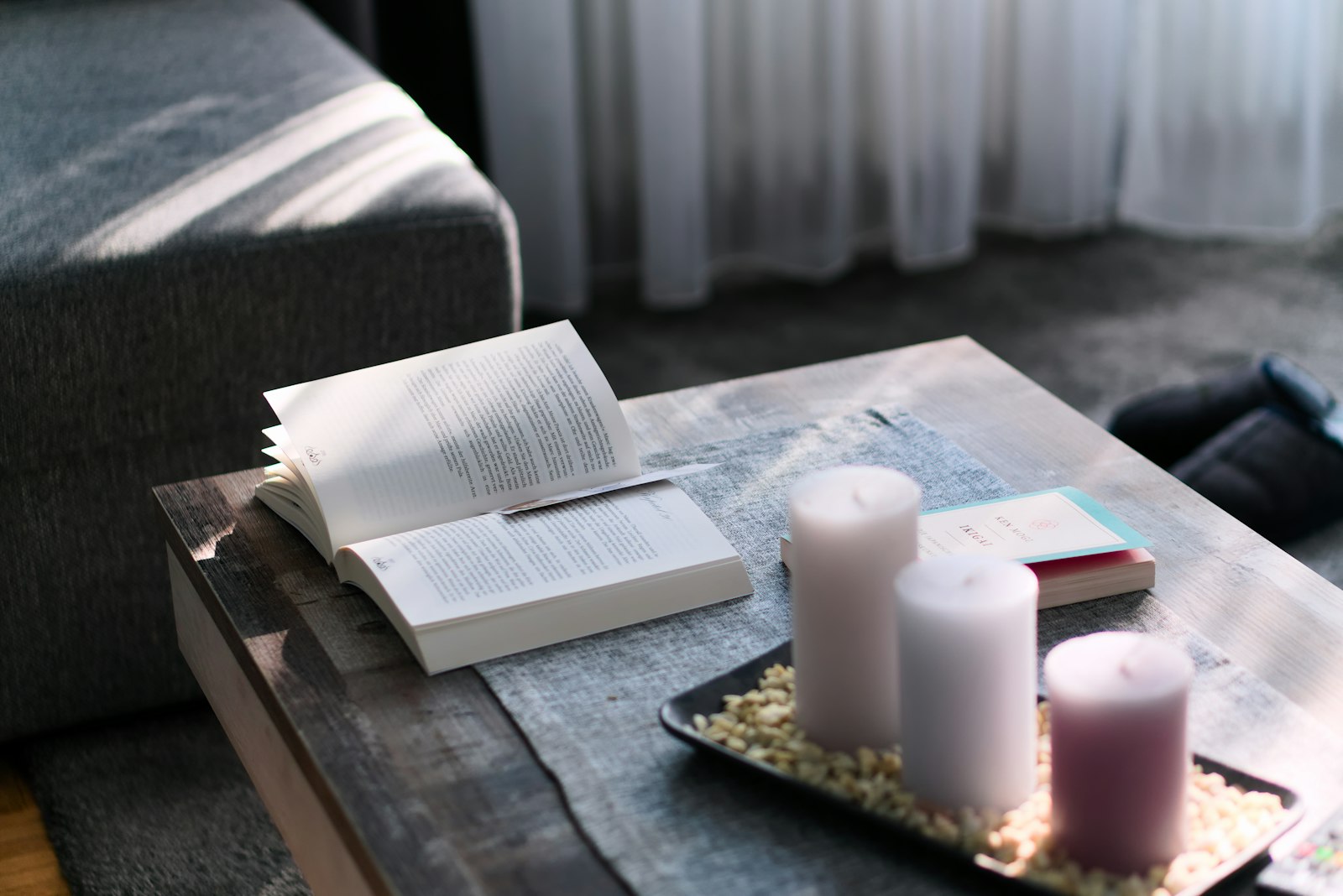 Diário Estoico, de Ryan Holiday, sobre uma mesa