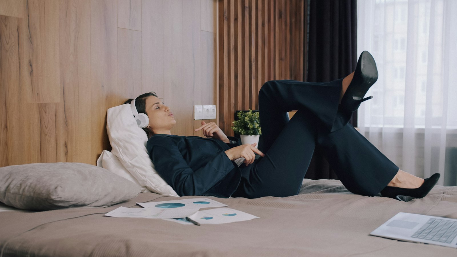 Fone de ouvido em faixa de cabeça Bluetooth para dormir